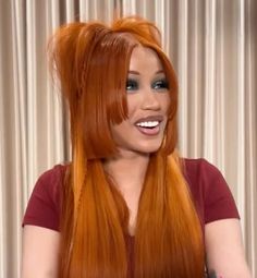 Cardi B Hair, Cardi B Hairstyles, Wig Ideas, Bow Hairstyle, Voluminous Hair, Baddie Hairstyles, Doll Hair, Cardi B, Short Nails