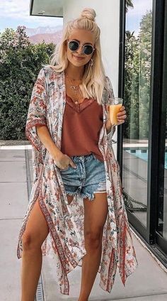 Follow @Brat_Pax for more 💗 #fashion #fashionblogger #fashionista #shoes #clothing #outfits #outfitoftheday #ootd Looks Hippie, Look Hippie Chic, Summer Outfits Women 30s, Summer Outfit For Teen Girls, Look Boho Chic, Mode Hippie, Summer Outfits Women Over 40, Boho Summer Outfits