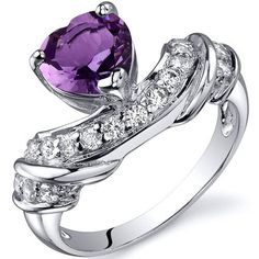 Inspired by a love of luxury Dress it up or dress it down. But don't leave the palace gardens without this crown jewel. This standout ring features a heart shape Peora natural Amethyst gemstone in .925 sterling silver. Our natural Amethyst gemstones are a unique gift from nature. By cutting them in a way that respects the rough's natural radiance, we ignite their inherent intensity and maximize their brilliance to deliver on our signature Peora standard. Handcrafted in pure .925 sterling silver goodness, this ring has been carefully coated in an elegant rhodium finish. Our artisans are expertly trained in this process which fortifies the ring's strength, shine and brilliance. Shopping for birthdays, bridal parties or other occasions? Our concierge stylists are here to help with all of your Must Have Jewelry, Palace Gardens, Jewelry Questions, Bridal Parties, Jewelry Style, Don't Leave, Crown Jewels, Luxury Dress, Sterling Silver Heart