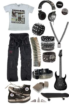 by me Rock Star Style Mens, Emo Clothing Men, Rock Style Outfits Men, Punk Guy Outfits, Metal Head Outfits Men, Metal Outfit Men, Alt Outfits Men, Grunge Style Men, Emo Outfits For Guys