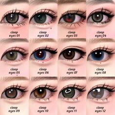 the different types of eyes and how they are used to make them look like they're