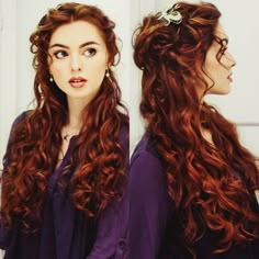 Cinder Characters, Titanic Hairstyles, Titanic Wedding, Jackie Wyers, Hairstyles Theme, Long Red Hair, Trendy Hair Color, Rose Hair, Beautiful Hairstyles