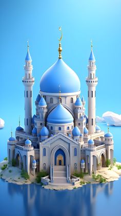 Beautiful graphical illustration of Mosque for Ramadan Kareem and Eid Wishes Graphical Illustration, Small Palace, Eid Wishes, Beautiful Digital Art, Mosque Design, Happy New Year Pictures, New Year Pictures, Islamic Culture, Karbala Photography