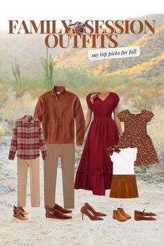 family session outfits for fall and winter