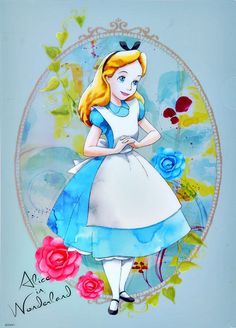 an image of alice from the disney movie