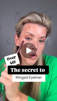 Courtney Spencer- your makeup friend and application coach on Instagram: "Follow for the perfect baby wing every-time! 

As we age less is more and a soft baby wing can be gorgeous and lift the eyes. 

Makeup & brushes @seintofficial 
Eyelash curler @revlon 
Mascara fan @bdelliumtools 
Eyeliner @nyxcosmetics 

#babywing #hoodedeyes #over40 #over40makeup #eyeliner #wingeyeliner #easymakeup #easymakeuptutorial" Revlon Mascara, Easy Makeup Tutorial, Hooded Eyes, Eyes Makeup, Eyelash Curler, Winged Eyeliner, Soft Baby, Nyx Cosmetics, Less Is More