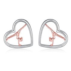 PRICES MAY VARY. This elegant earring is like every gymnast showing their most beautiful body movements during the performance.Wearing this gymnastics earrings to show your love for gymnastics. When Christmas，birthday，anniversary or sport competition is coming，you may looking for a special gift for your daughter，friend，girlfriend who is in gymnastics.Cheer up and respect the coaches and the athletes.Sport spirit gifts，gymnastics spirit gifts.Enhance the sportsmanship of a budding gymnast or a gy Gymnastics Jewelry, Ballerina Jewelry, Gymnastics Gifts, Spirit Gifts, Gold Jewelry Gift, Teen Jewelry, Friend Girlfriend, Women Birthday, Beautiful Body