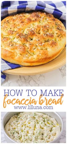 how to make focaccia bread with broccoli and cheese