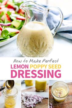 how to make perfect lemon poppy seed dressing