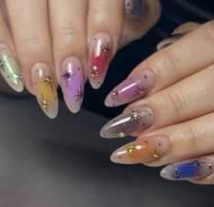 The Perfect Set Nails, Taylor Swift Era Nail Ideas, Nail Art Designs Taylor Swift, Funky Nails 2023, Aura Nails With Sparkle, Sparkly Aura Nails