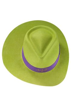 Moody Monday SIS Lime Green Hat. Each hat is handmade from high-quality felt and in versatile shades perfect for all occasions. Special attention was also paid to the inside of the hats, which are lined in silk, feature an inside sweatband and message from Simone to her wearers, “Remind yourself you are real royalty. Adjust your crown." Available in Medium and Large. ** All sales are final: no returns, exchanges or cancellations. ** Birthstone Colors, Green Hats, Fedora Hat, Floppy Hat, Lime Green, Fedora, Hats