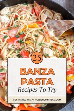 Banza chickpea pasta recipe round up including 25 recipes, pin image with Cajun chicken pasta. High Fiber Pasta, Easy Pasta Salads, Vegan Hamburger Helper, Vegan Pasta Bake, High Protein High Fiber, Chicken Sausage Pasta