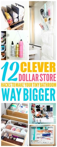 twelve clever ways to organize your bathroom