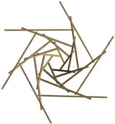 a pile of sticks on top of each other in front of a white background,