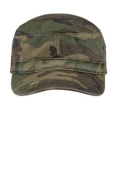 100% cotton twill; Unstructured; Low profile; Hook and loop closure; Due to a special finishing process, distress and color may vary. Military Hat, Hat Stands, Wholesale Clothing, Unique Charms, Classic Looks, Cotton Twill, Camo, Accessories Hats, Relaxed Fit