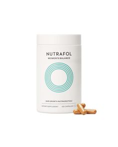 Nutrafol Women's Balance Hair Growth Supplement for Women Ages 45+ is a 100% supplement for women experience hair thinning. Four capsules per day of this supplement assists with visibly thicker hair growth and more scalp coverage with 21 natural, 100% drug-free ingredients FORMULATED FOR WOMEN 45+: Promotes improved hair growth from within and designed by physicians to target 6 root causes of thinning hair including hormone shifts, like menopause, and metabolism. THE #1 DERMATOLOGIST-RECOMMENDED Accelerate Hair Growth, Growth Supplements, Thick Hair Growth, Anti Aging Hair, Improve Hair Growth, Refill Pouch, Hair Supplements, Stronger Hair, Hair Growth Supplement