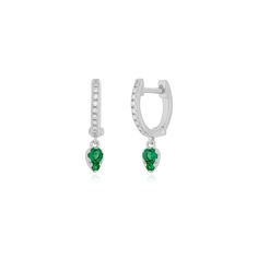 The Emerald Teardrop Diamond Mini Huggie Earring adds something fresh to our best-selling Diamond Mini Huggie. Accented with a single emerald teardrop on each earring, this huggie is the perfect way to get your daily greens. Green Teardrop Diamond Earrings Fine Jewelry, Green Teardrop Diamond Earrings, Teardrop Diamond, Travel Pouch, Jewelry Cleaner, Huggies Earrings, Emerald, Rose Gold, Gems