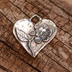 Soft Soldering, Clay Hearts, Immaculate Heart, Silver Clay, Ormond Beach, Metal Clay Jewelry, Sterling Silver Charms, I Love Heart, Heart Strings