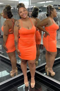 Modsele orange tight short homecoming dress features V-neckline and lace-up back.#hoco2023#homecomingdresses#formaldresses#homecoming#schooleventdress#holidaydress#graduationdress#cocktaildress Mini Party Dress, Hoco Dress, Mini Party, Short Homecoming Dress, Hoco Dresses, Satin Material, Shorts With Tights, Homecoming Dress, Mini Dress Party