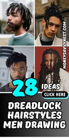 Find the top dreadlock hairstyles for men drawing ideas, featuring long, short, and wedding styles. Create stunning art with cornrow and locs dreadlocks short designs, ideal for the modern man Short To Medium Loc Styles, Lock Hairstyles For Men, Lock Styles For Men Dreads, Medium Loc Styles For Men, Short Loc Styles For Men, Locs Hairstyles For Men