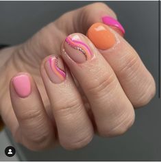 Vibrant Nail Designs, Spring Nail Art Designs, Summer Vacation Nails, 2023 Nails, Vacation Nails, Soft Nails, Top Ideas