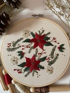 #lifestyle, #productivity, #organization, #goal setting Winter Embroidery, Christmas Embroidery Patterns, Embroidery Download, Christmas Embroidery Designs, Embroidery Christmas, Hand Embroidery Art, Embroidery Craft, Christmas Embroidery