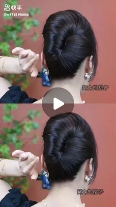 Hair Setting Styles, Upstyles For Short Hair, Ragi Mudde, Bridesmaid Indian, French Bun, Hair Plait, Easy Bun Hairstyles For Long Hair, French Pleat, Hair Style Vedio