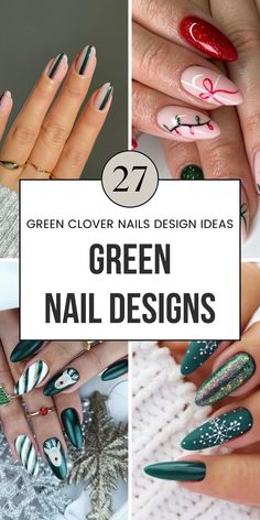 Spice up your nail game with 27 must-try green designs! This collection features short acrylic, gel, and long nails with cute and masc touches. Add gold accents for a touch of glam or keep it simple with French almond styles. These designs are perfect for a trendy yet classic look. Save to your "Birthday Nails" board for more inspiration!