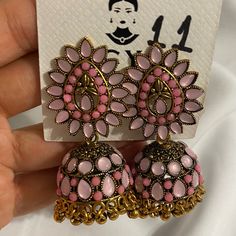 For Further Information Please Comment Below Summer Festive Pink Jewelry, Pink Jhumka, Desi Jewelry, Moodboard Ideas, Pikachu Art, Class 11, Pretty Jewelry Necklaces, Vintage Clip Earrings, Amethyst Studs