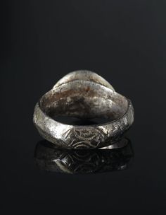 Antique Silver Ring with Gilding by AntiqueJewls. Genuine Medieval Artifact Early Islamic Unique Ancient Silver with Gilding Signet Ring Authentic Old Ring. All the rings on offer are hand-picked pieces for sale with a great look, very good quality and absolute authenticity. Great signet ring from the 1000-1300s Silver, Gilding. Vintage from before 1700. Ancient Ceremonial Hallmarked Jewelry, Ancient Ceremonial Jewelry, Antique Hand Forged Rings For Ceremonial Occasions, Antique Hand Forged Ceremonial Rings, Medieval Engraved Jewelry For Anniversary, Medieval Engraved Jewelry For Weddings, Ancient Ceremonial Round Rings, Traditional Carved Rings For Ceremonial Occasions, Traditional Carved Ceremonial Rings