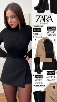 Office Hair, Vinter Mode Outfits, Rock Outfit, Zara Outfit, Looks Chic, Blazer Outfits, Autumn Outfit