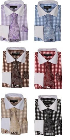 Men's Fashion dress shirt  Matching Color cat eyes Cuffing Plaids & Check AH 615 60% Cotton 40% Polyester Size: 15 1/2,  16 1/2,  17 1/2,  18 1/2, 19 1/2,  20 1/2 6 Colors include : Lavender, Brown, Black, Red, Light Blue, Khaki Formal Multicolor Slim Fit Shirt, Formal Fitted Multicolor Shirt, Formal Multicolor Fitted Shirt, Multicolor Fitted Formal Shirt, Fitted Brown Shirt For Formal Occasions, Classic Multicolor Formal Shirt, Mens Fashion Dress Shirts, Lavender Brown, Check Dress Shirt