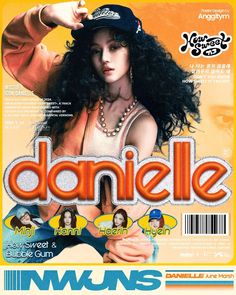 the front cover of dancelle magazine, featuring an image of a woman with long black hair