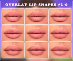 Fluffy Lips, Female Lips, Play Sims 4, The Sims 4 Pc