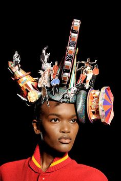 Philip Treacy - Michael Jackson Hat Fruit Hat, Silhouette Mode, Unusual Hats, Body Adornment, Hat Ideas