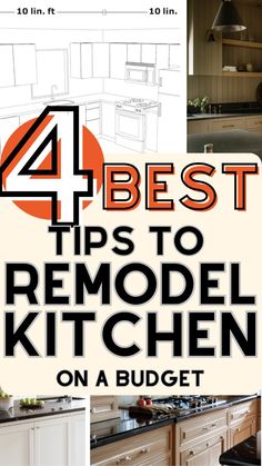 the four best tips to remodel kitchen on a budget