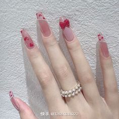 Xiaohongshu Nails, Asian Nails, Shine Nails, Brighter Days, Cute Acrylic Nail Designs, Really Cute Nails, Nails Only, Soft Nails