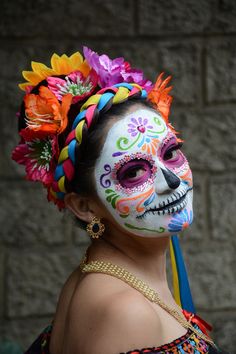 Sugar Skull Face Paint, Halloween Makeup For Kids, Skull Face Paint