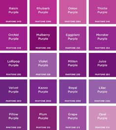 the purple hues in each color are very attractive and bright, but they're too