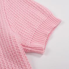 - Knitted Polo- 100% cotton yarn- Unlined- Regular fit- Machine washable Fabric & Care- Delicate Machine Wash at 30 degrees(86℉) with similar colors.- Iron inside out on low temperature.- Store flat.- Do not tumble dry.- Do not bleach. Pink Knit Short Sleeve Tops, Pink Short Sleeve Knit Tops, Pink Knit Tops With Short Sleeves, Pink Knit Top With Short Sleeves, Cotton V-neck Polo Sweater For Spring, Pink Knit Tops With Ribbed Collar, Spring Ribbed Cotton Polo Sweater, Spring Cotton Ribbed Polo Sweater, Pink Stretch V-neck Sweater