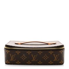 This is an authentic LOUIS VUITTON Monogram Nice Jewelry Case. This stylish jewelry case is crafted of monogram coated canvas with brass hardware. The wrap-around zipper opens to a red microfiber interior with a removable matching microfiber pouch. Nice Jewelry, Jewelry Case, Stylish Jewelry, Brass Hardware, Authentic Louis Vuitton, Amazing Jewelry, Louis Vuitton Monogram, Dust Bag, Louis Vuitton