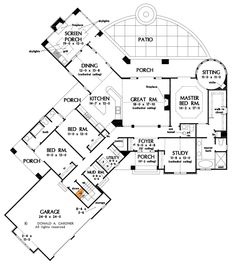 the floor plan for this luxury home