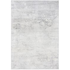 an area rug with grey and white colors