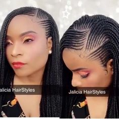 Cornrows With Box Braids, Hair Braid Patterns, Cornrows Natural Hair, Quick Braids, Black Ponytail Hairstyles, Feed In Braids Hairstyles, Beautiful Braided Hair