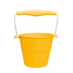 Scrunch Bucket - Mustard Yellow, Shop Sweet Lulu Beach Bucket, Baby Nursery Furniture, Mustard Yellow, Cool Kids, Biodegradable Products, Bed Bath And Beyond, Mustard, The Beach, Recycling