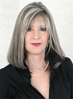 Find many great new & used options and get the best deals for Occident Gray With White Mid-length Straight Wig at the best online prices at eBay! Free shipping for many products! Very Long Bob, Grey Hair Wig, Beautiful Gray Hair, Silver Hair Color, Gray Hair Highlights, Long Gray Hair, Jaclyn Smith, Grey Hair Color, Straight Human Hair