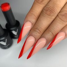 Valentino Beauty, Pointy Nails, Fabulous Nails, Bold And Beautiful, Coffin Nails Designs, Classy Nails