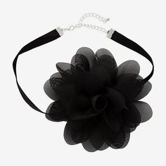 Jewelry Closure: Lobster ClaspLink Construction: SolidShape: FlowerChain Length: 12 InchChain Width: 9 MillimetersExtender Length: 3 InchCare: Wipe CleanNecklace Type: Choker NecklacesPendant & Charms Type: CharmsCountry of Origin: Imported Black Flower Jewelry For Party, Black Flower Choker Outfit, Black Flower Necklace For Party, Black Jewelry Necklace Flowers, Black Flower Choker, Flower Choker Necklace, Black Choker Necklace, Flower Choker, Black Rose