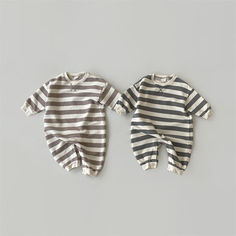 Let your baby explore the world in style with this charming Striped Long Sleeve Jumpsuit Long Romper, Spring Baby, Striped Rompers, Striped Jumpsuit, Long Sleeve Jumpsuit, Casual Jumpsuit, Long Sleeve Romper