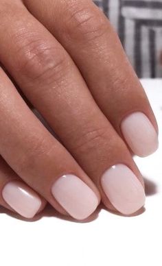 Her Nails, Casual Nails, Cute Gel Nails, White Nail, Neutral Nails, Dipped Nails, Bridal Nails, Manicure Y Pedicure, Minimalist Nails